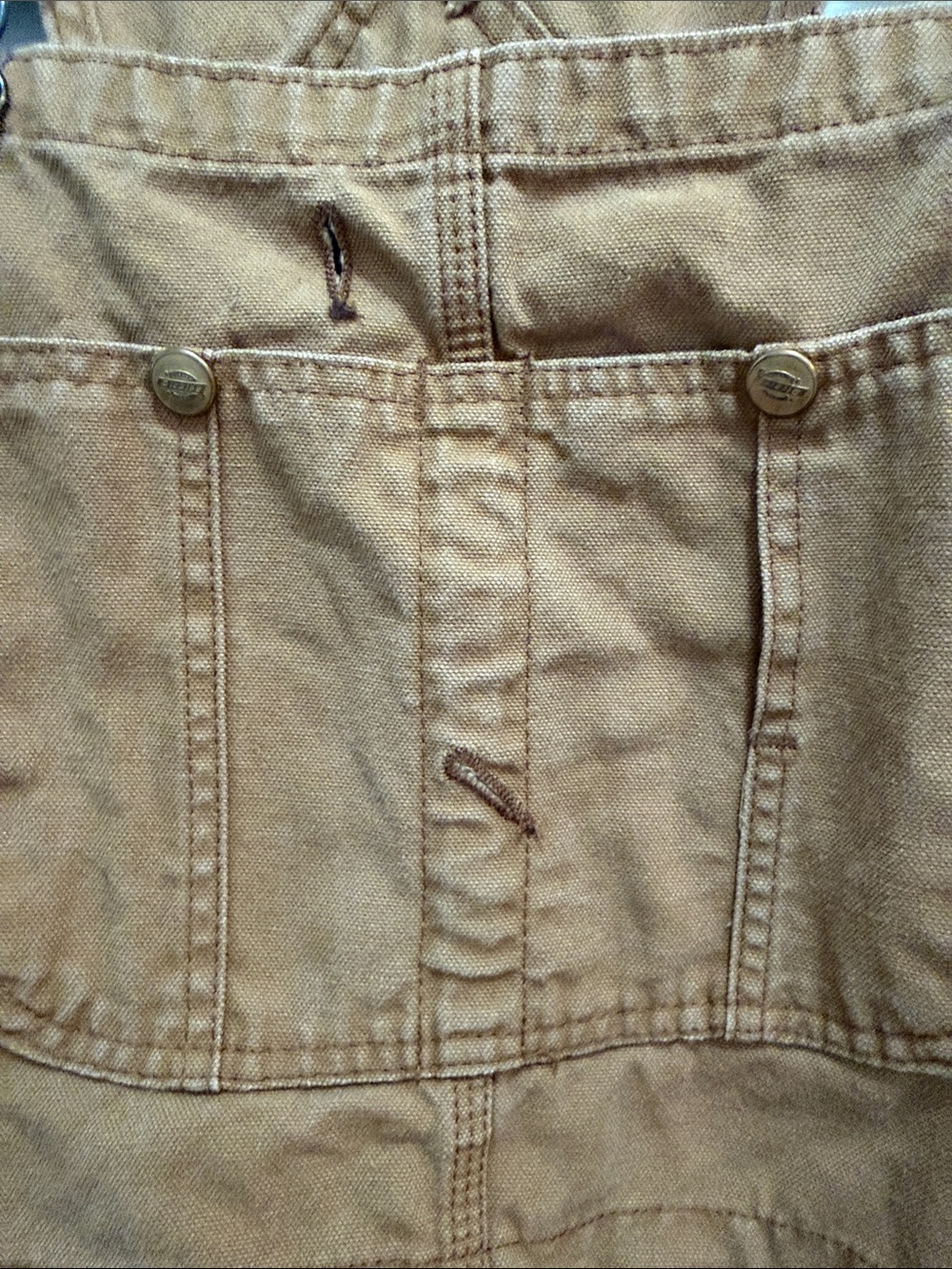 Vintage Style Dickies Duck Canvas Overalls 42 x 32 - Picture 5 of 16